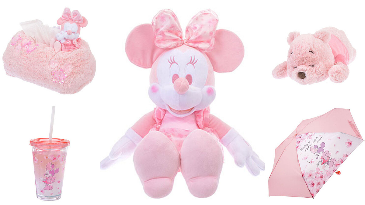 日本迪士尼2019櫻花季商品來了！櫻花粉米妮、小熊維尼超夢幻限定周邊太犯規