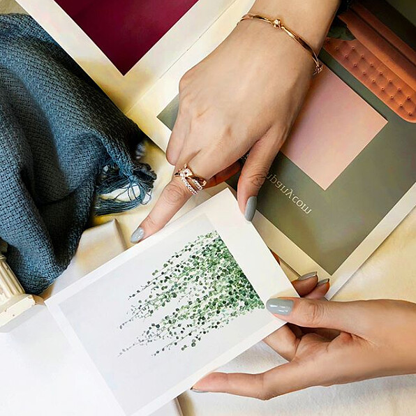 HEARTS ON FIRE的OPTIMA系列&nbsp; 玫瑰金鑽石戒指、黃K金鑽石手環