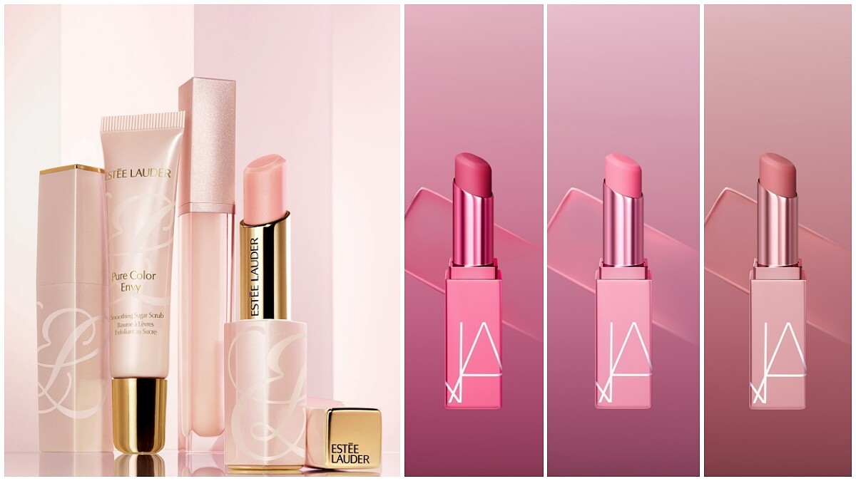 護唇膏控請期待！雅詩蘭黛史上最美全粉紅色「粉嫩慾望潤色護唇膏」、NARS激情過後嫩唇膏追加新色超級美