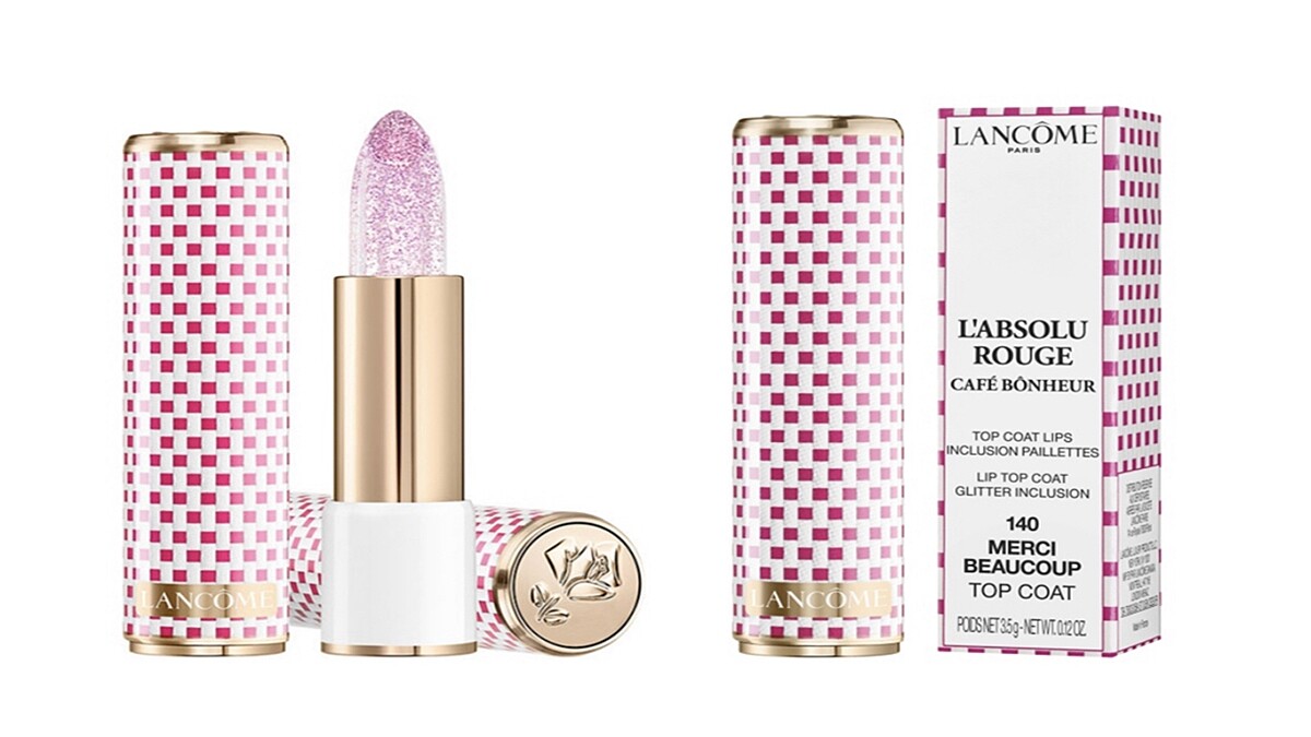 是粉紅泡泡！蘭蔻推出宛如包裹閃亮糖果紙的透明唇膏，打底+疊擦一物二用讓妳少女心噴發