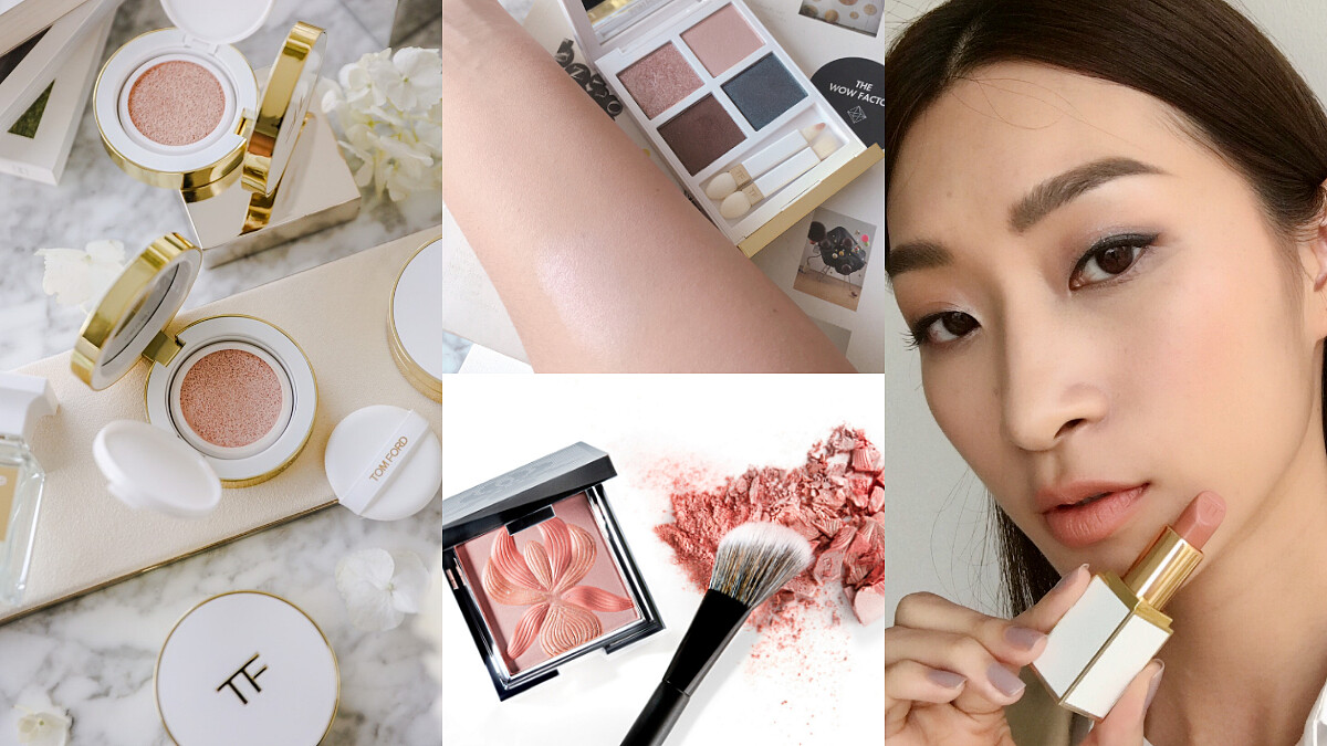 Tom Ford仙氣天使光四格眼盤、絕美杏桃裸白管唇膏、擦上3秒立即校正膚色白氣墊、Sisley刷出春天好命紅暈珊瑚色頰彩…2019春季彩妝美一波！