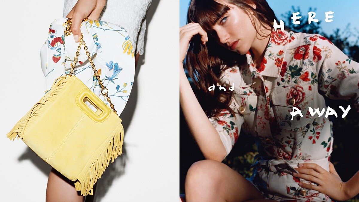 春夏季節裡的浪漫氣息與甜潤姿色都在Maje全新系列！粉彩色流蘇手袋更是必收款！