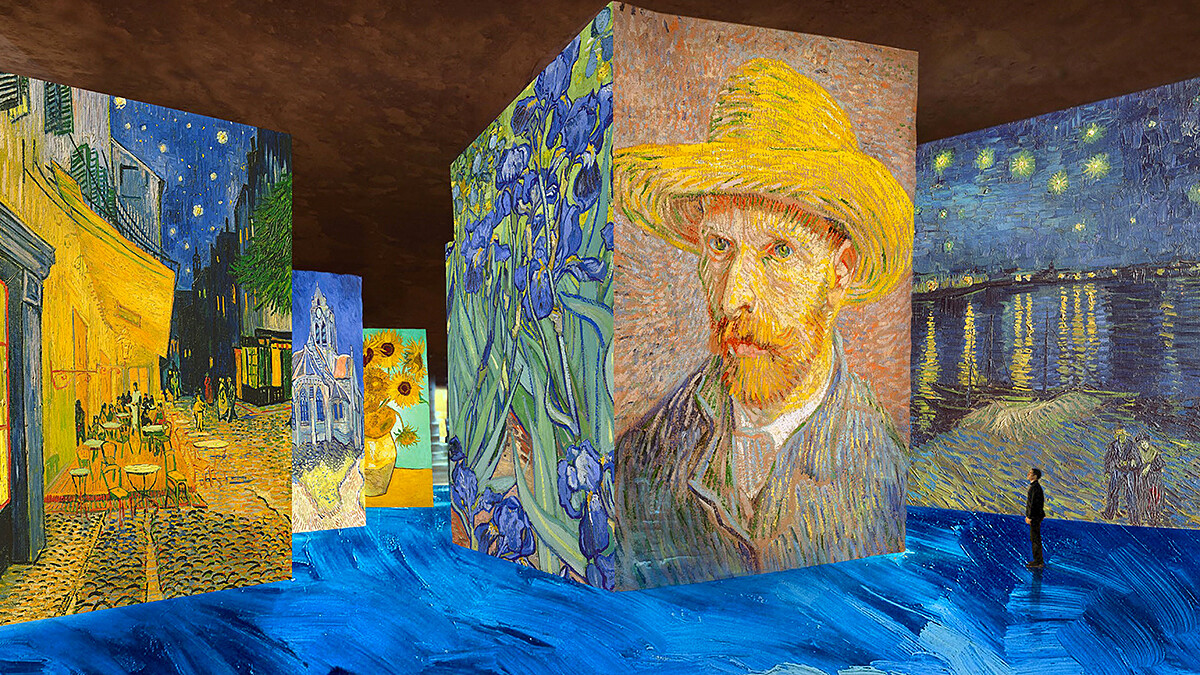 漫步梵谷繪畫之中！絕美沉浸式展覽《梵谷，星夜》巴黎光之博物館揭幕