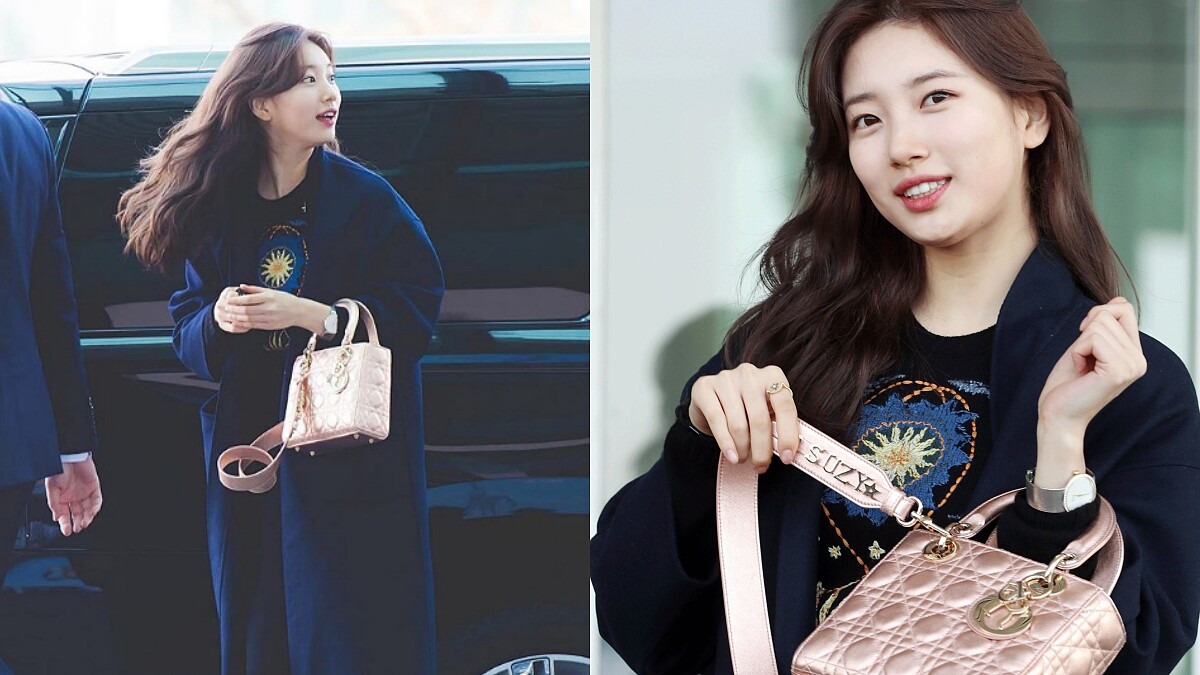 「國民初戀」秀智即將出席Dior秋冬大秀啦！以優雅簡約的造型裝扮演繹機場時尚態度！