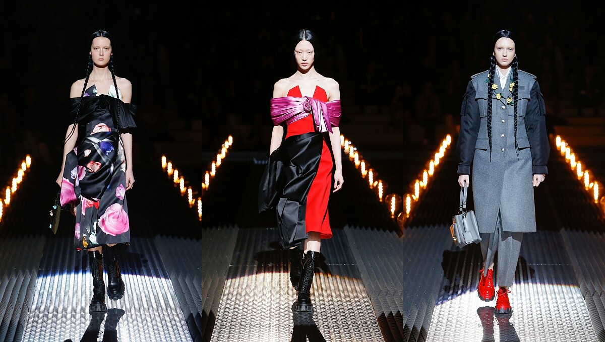 以科學怪人的新娘為靈感！PRADA秋冬大秀打造暗黑浪漫系女孩的時髦裝束