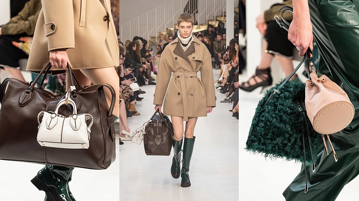 包包就是要背兩個才時髦！怎麼混搭才好看？TOD&amp;#039;S秋冬大秀示範給你看