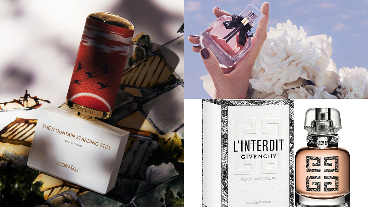 FLORAÏKU日本俳句香水《靜山巍然》、YSL MON PARIS慾望巴黎系列推出星木蘭版新香、紀梵希復刻經典瓶身推出限量訂製蕾絲禁忌淡香精…2019聞了會上癮的春季香氛！