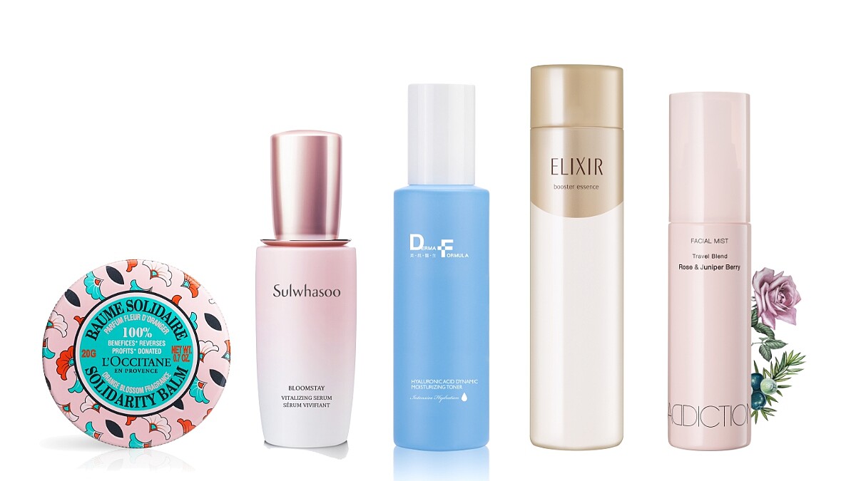 換季保養好物都在這，不怕乾也不怕敏感上身！雪花秀雪御活顏、資生堂怡麗絲爾慕絲、歐舒丹橙花乳油木、DF美肌醫生玻尿酸化妝水、ADDICTION補水噴霧…