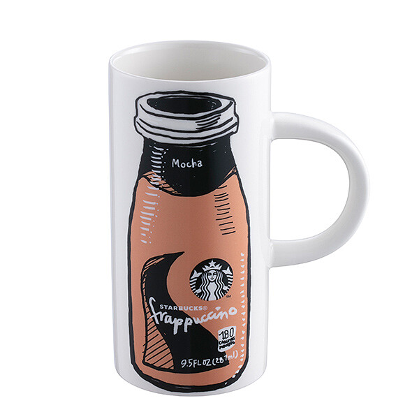 星冰樂咖啡馬克杯，售價$480。容量：14OZ。 