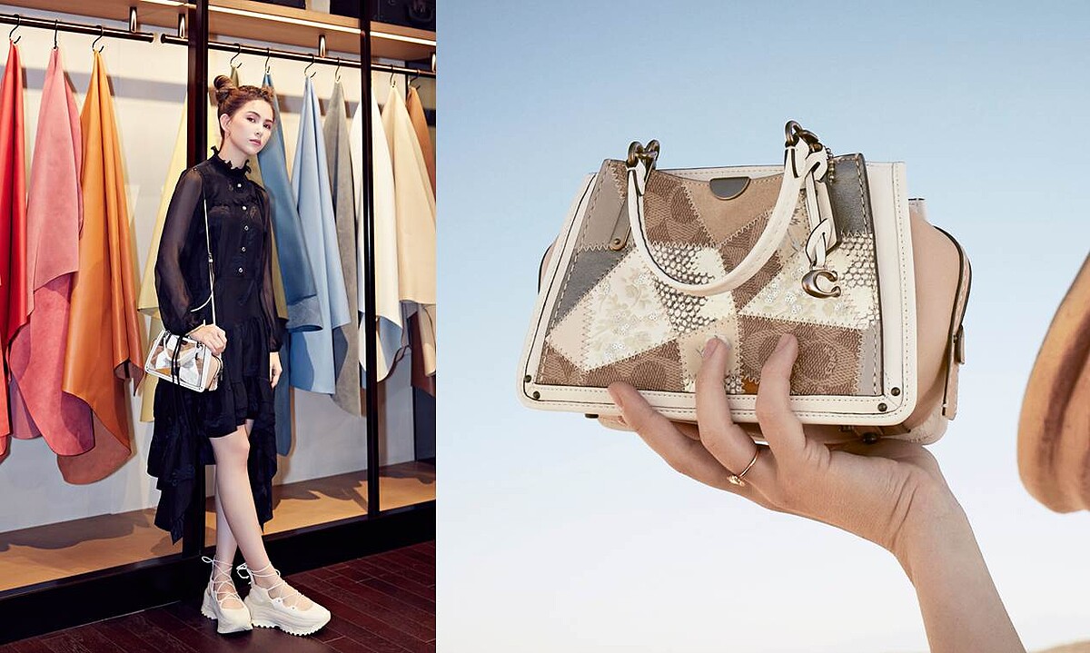 Dreamer 21 經典拼接帆布印花手袋手袋NT21, 800。