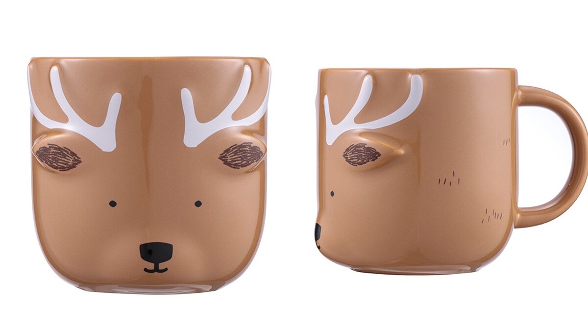 水鹿共愛馬克杯，售價$550。 容量：12OZ。