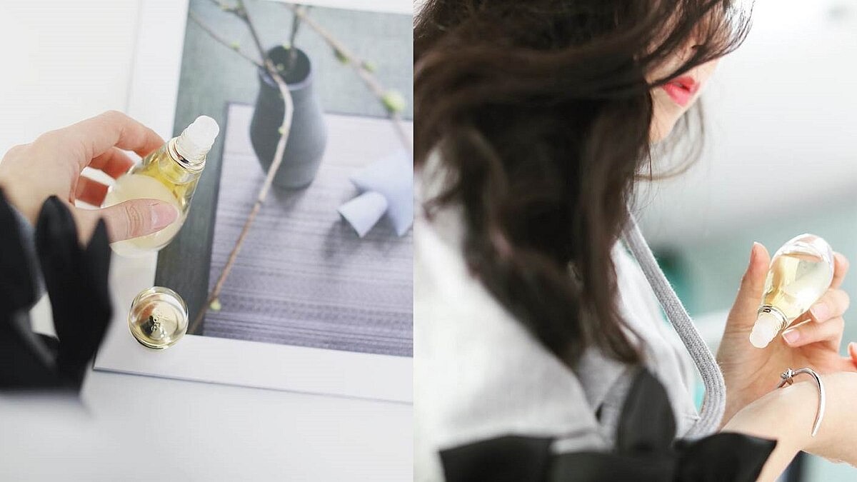 是隨身攜帶的性感!J'adore親吻香氛滾珠設計就像輕吻般,在肌膚落下迷人香氛印記