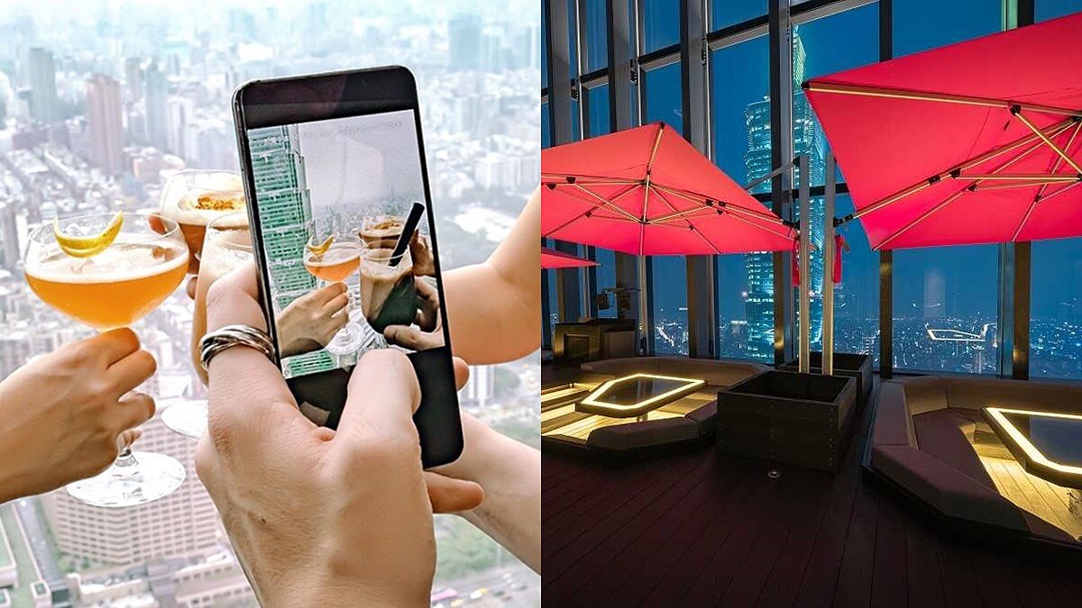 一定要搶訂的超夢幻高空酒吧餐廳！CÉ LA VI台灣首店進駐微風南山48樓，坐擁全台北360度美景