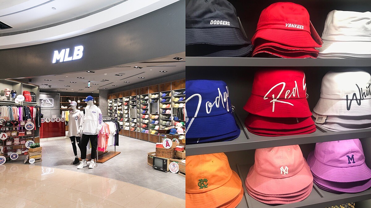 熱賣TOP3幫你整理好！整面水泥灰牆的復古風格，MLB Korea台北101概念店務必要去逛一輪