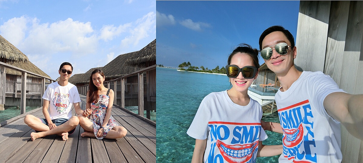 楊千霈夫婦Club Med馬爾地夫之旅