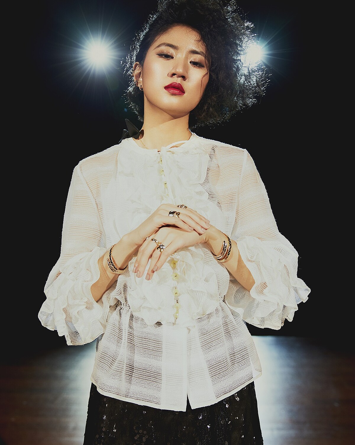 9m88 佩戴 Coco Crush 系列作品。