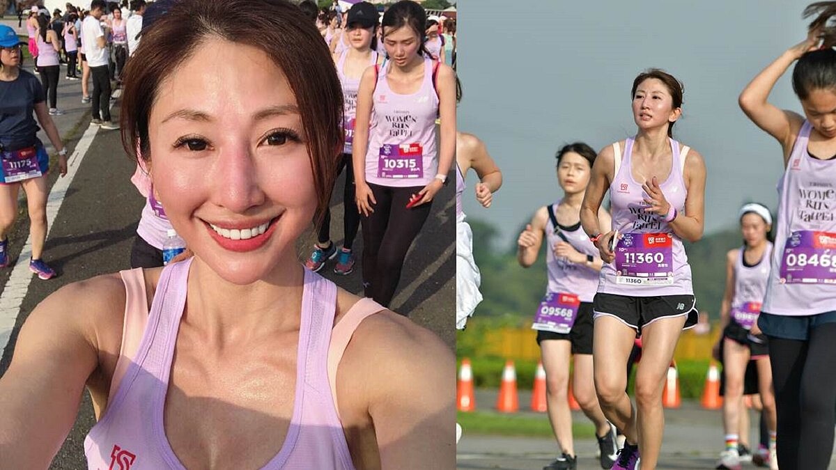 讓女人綻放最美的姊無畏路跑！Annie老師更自信說：我會繼續跑下去！