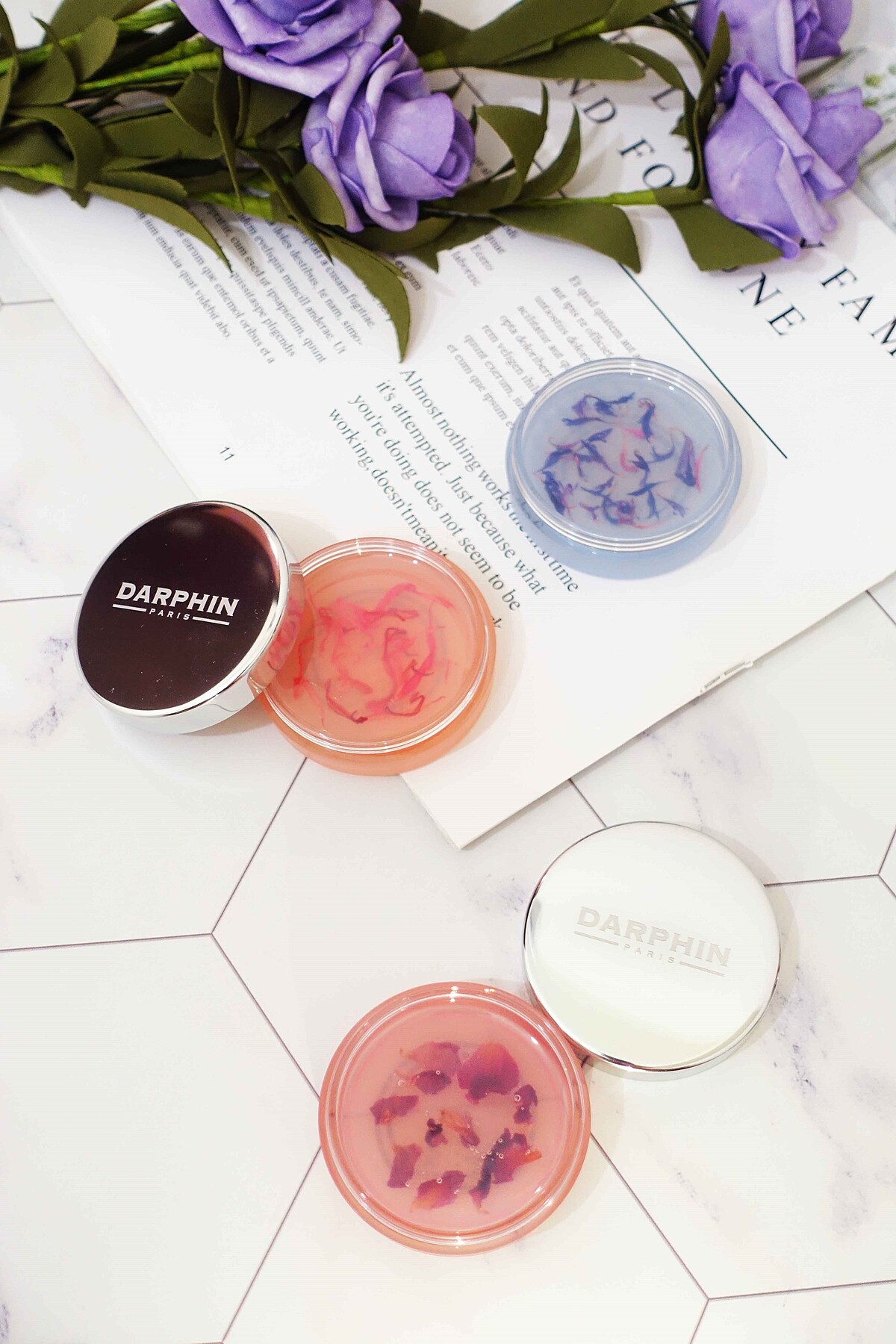 花瓣精油唇頰霜(金盞花/矢車菊/玫瑰花) 5.5g / NT1350