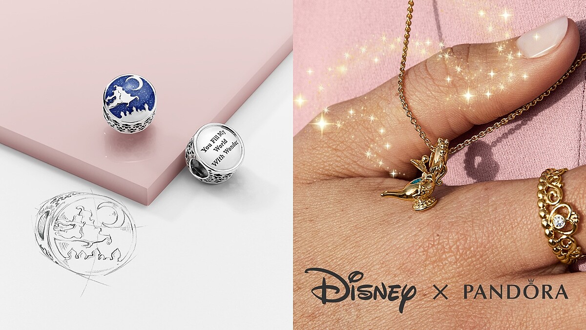 魔毯、神燈俏皮再現！PANDORA再度聯手迪士尼，推出超夢幻阿拉丁系列串飾