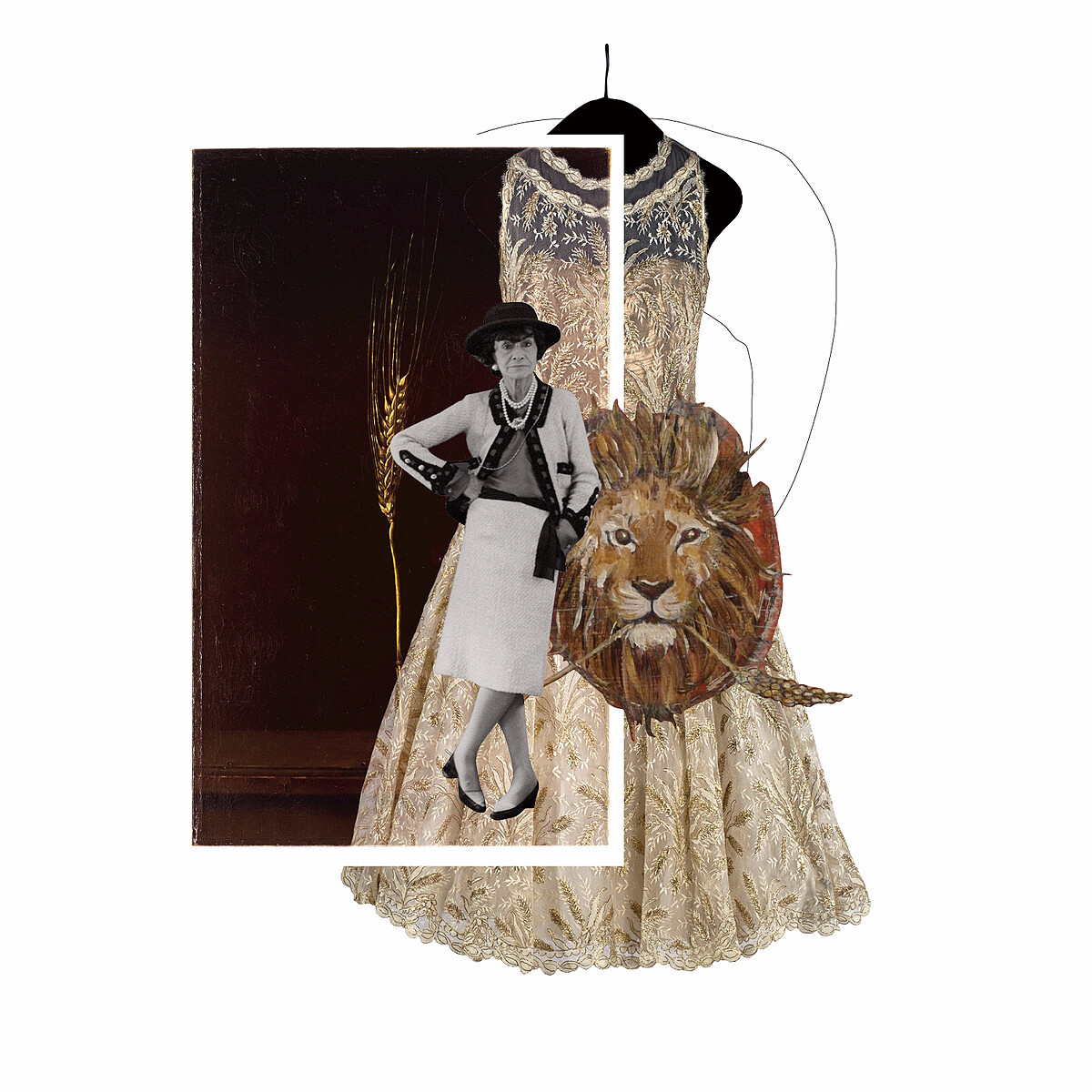 麥穗常見於香奈兒女士的設計之中