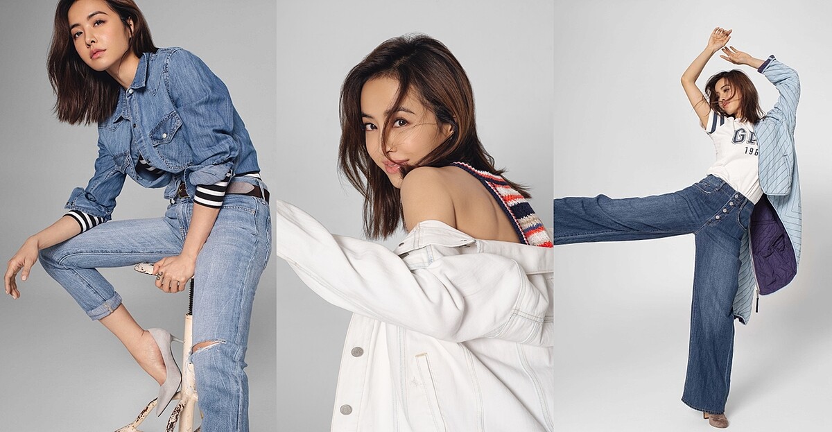蔡依林出任Gap五十週年代言人！率性寬褲、性感洋裝…偷學Jolin的丹寧穿搭術