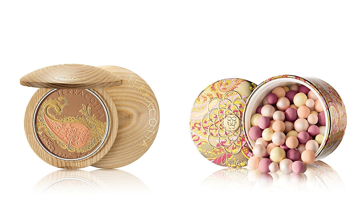 也太美!【幻彩流星蜜粉球】穿上夏季限量新衣,絕美「紫紅mix晶亮橘」打造度假桃花妝