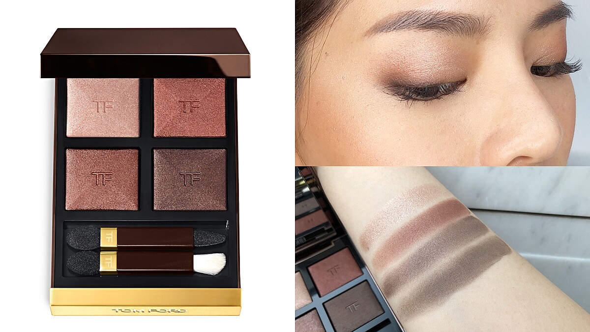 TOM FORD必買的四格眼影出新色，「#03魔幻日落」將粉紅、晚霞紅、落日棕…等夕陽即將沒入地平線的魔幻時刻色彩收集起來