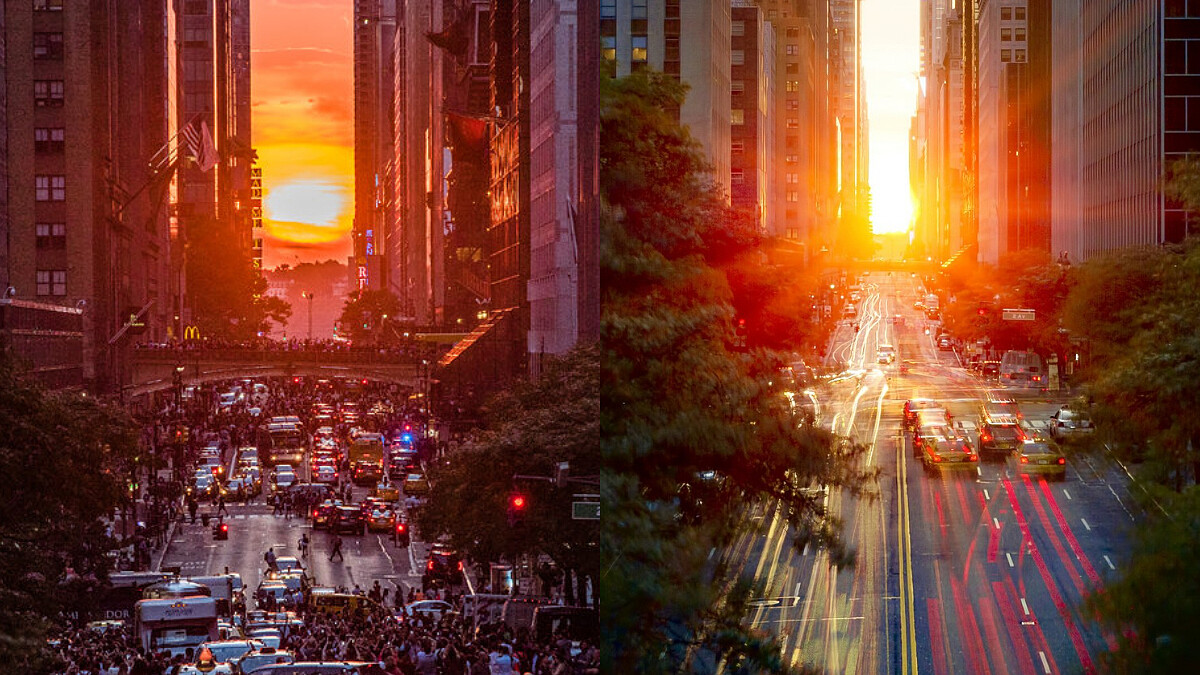 手機相機準備好!「曼哈頓懸日」美景,台北8日限定,地點、時間看這邊!