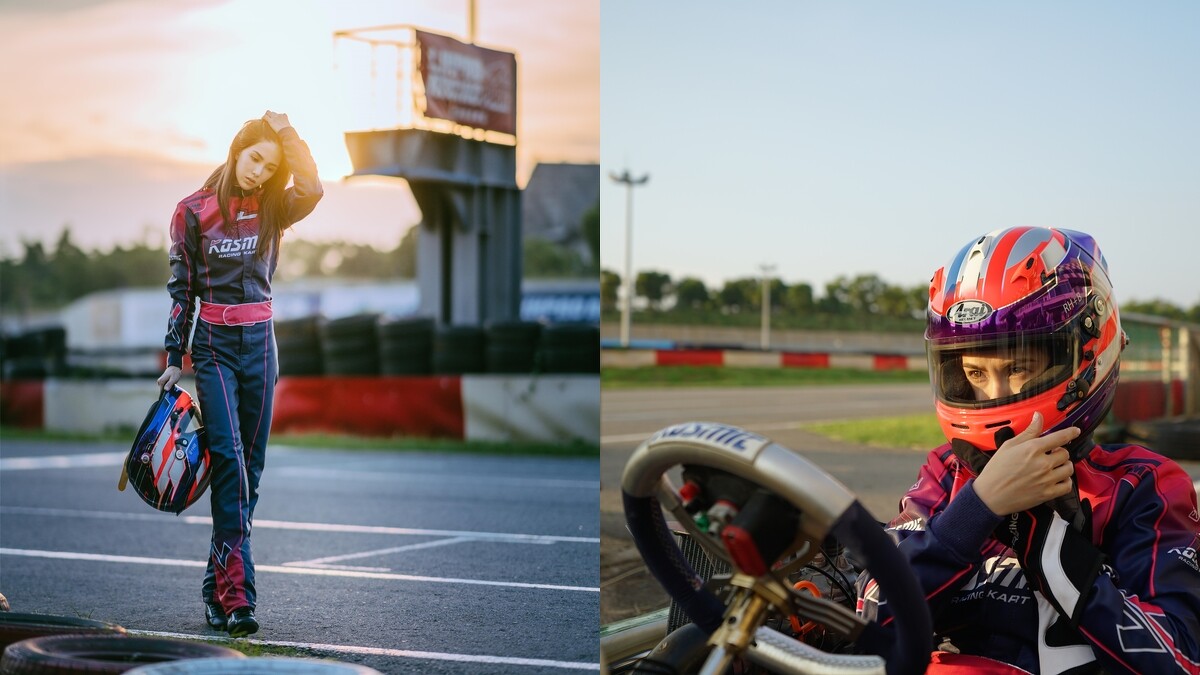 《叱吒風雲》首波劇照釋出！昆凌飾演火爆女車手莉莉。（創映電影提供）