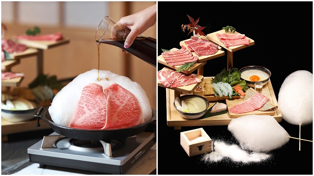 棉花糖融化瞬間融心 最療癒壽喜燒「樂軒松阪亭」大份量和牛五款必衝這一鍋
