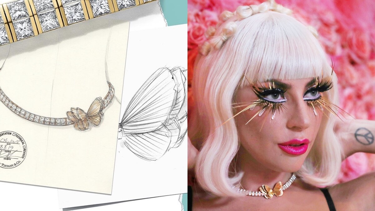 Lady Gaga穿戴以Tiffany鑲嵌總重逾28克拉公主式切割項鍊登場!