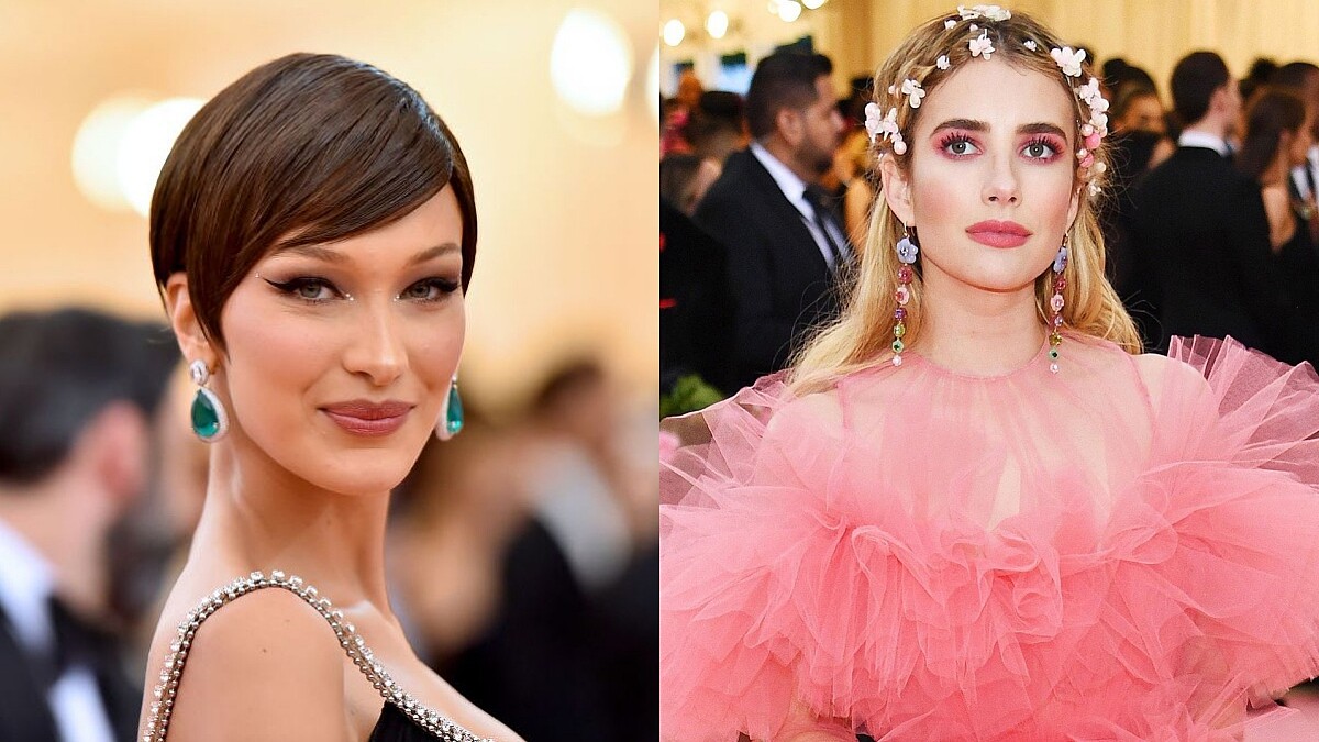 2019「時尚奧斯卡」Met Gala紅毯最美就是復古芭比Bella Hadid和浪漫花神艾瑪羅伯茲