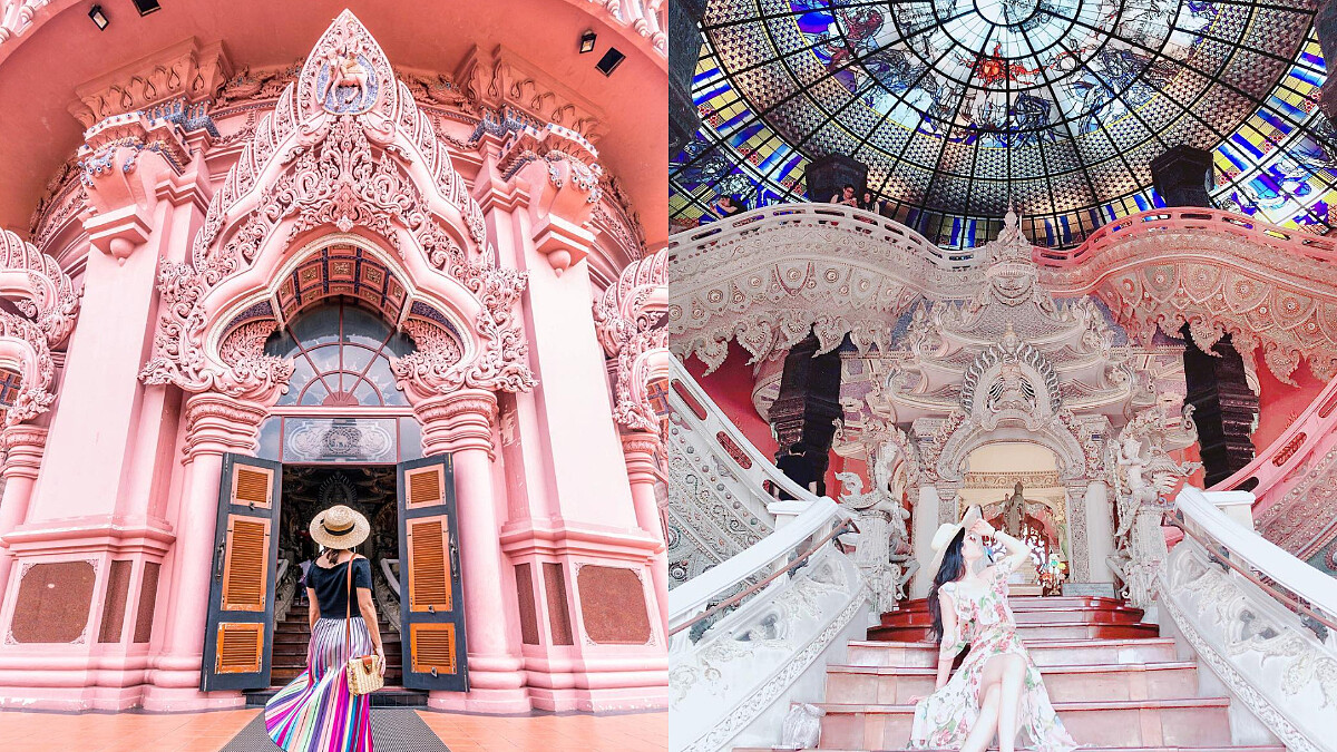 太美了!泰國曼谷粉紅「三頭象神博物館」,趕緊收進各位的必訪清單!