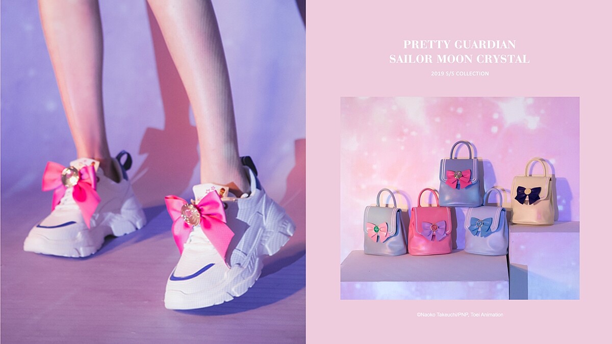 Grace gift美少女戰士週邊竟然推出老爹鞋、迷你後背包！水手月亮、火星、金星…你最想當哪一個？