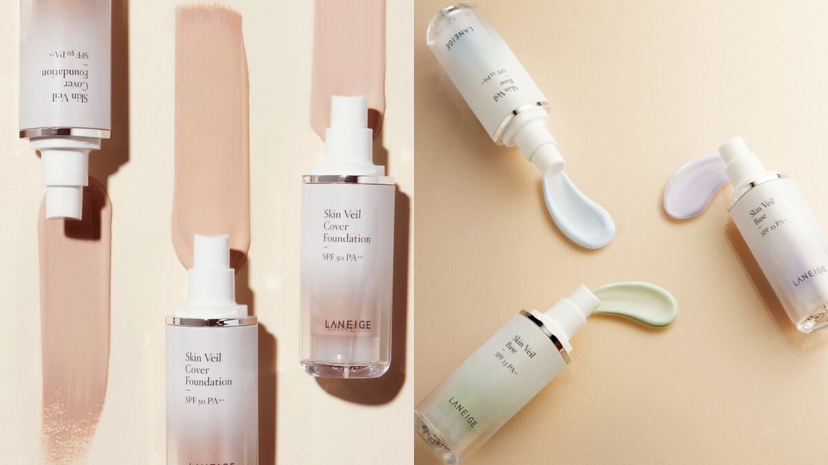 LANEIGE柔光調色隔離乳、柔光調色粉底液