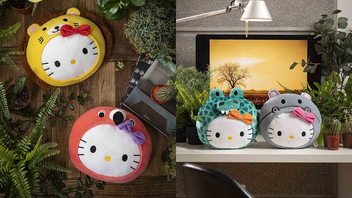 4款都好想要！麥當勞推出2019全新Hello Kitty萌獸抱枕，5/15獨家限定上市