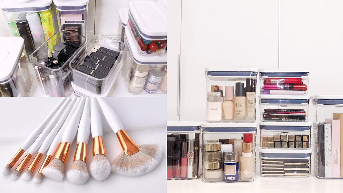 超實用！刷具清潔、彩妝收納7招，還妳整齊梳妝台和乾淨不顯髒的質感妝容！