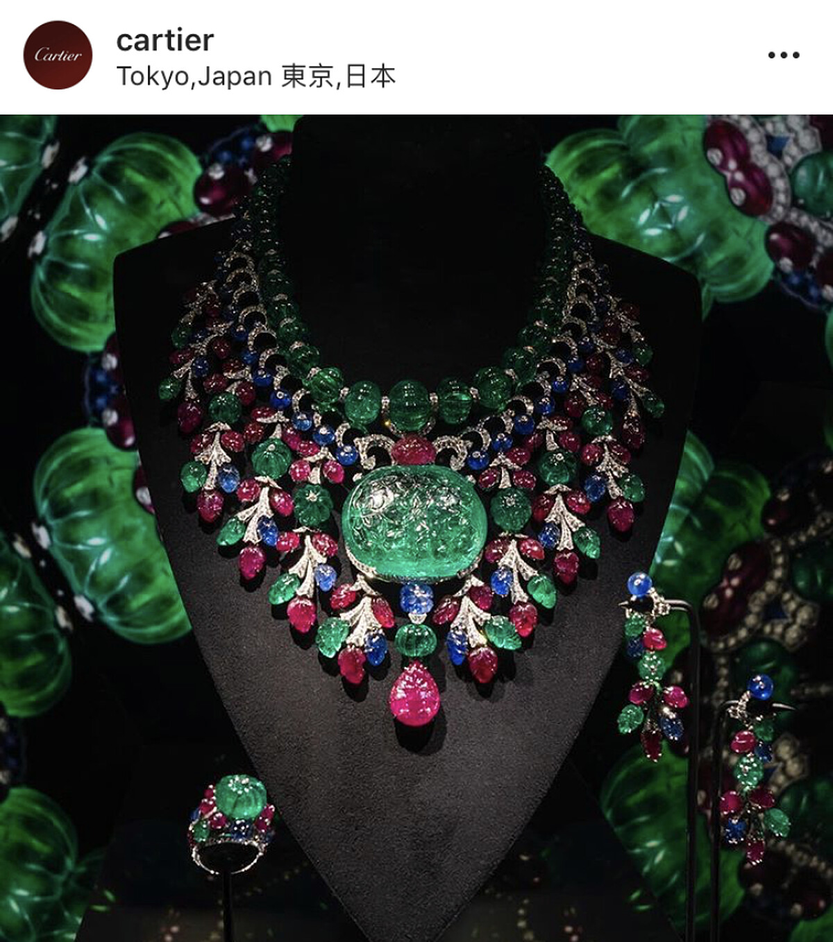 Cartier卡地亞《Tutti Frutti水果錦囊》風格