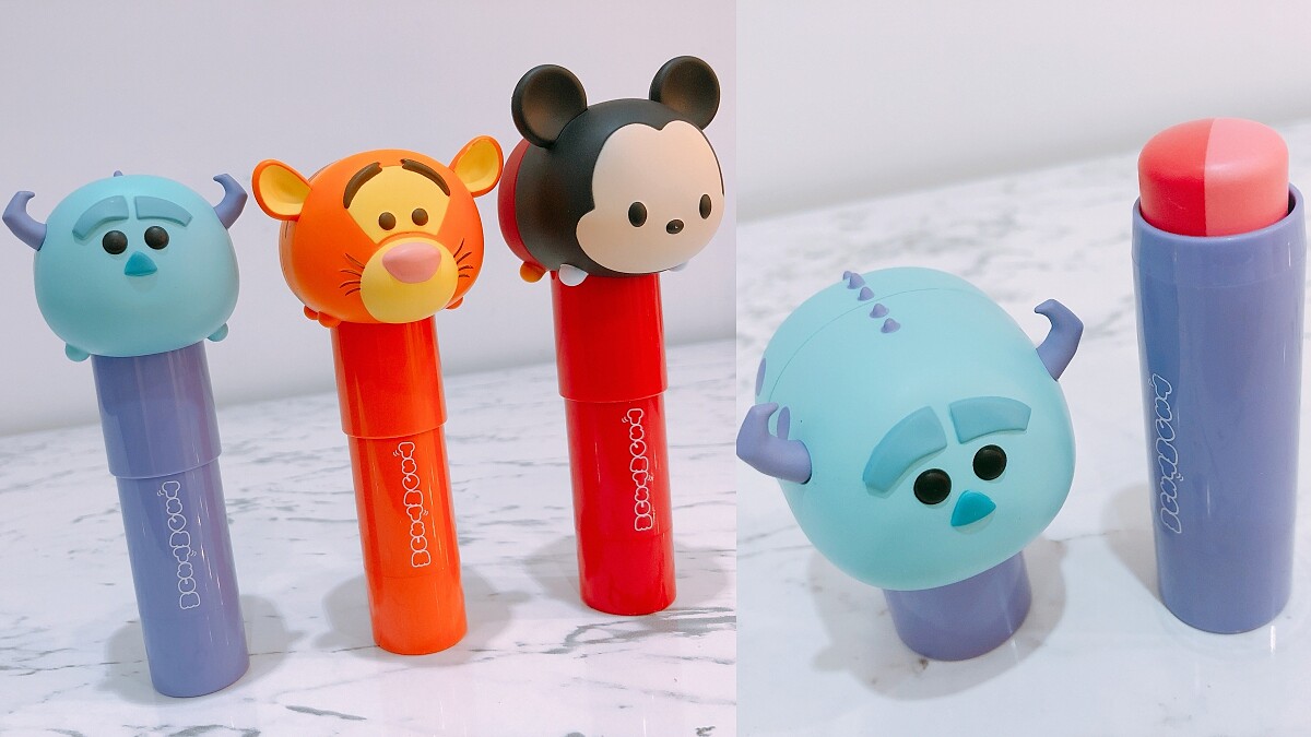 泰國必買彩妝cathy doll屈臣氏買得到！與迪士尼推出Tsum Tsum聯名彩妝太萌，第二波雙色腮紅棒、三層唇彩都超可愛