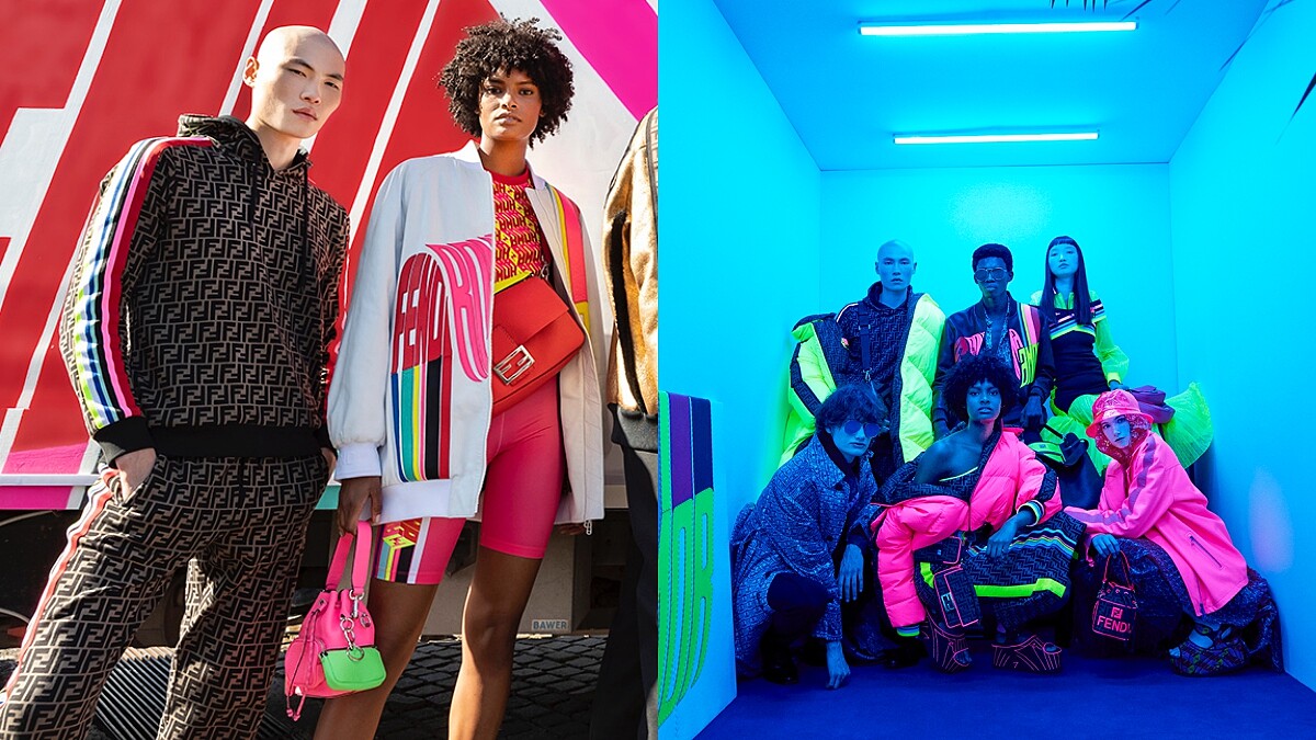 螢光控要收起來！FENDI翻玩logo第三彈， Selleria Roma Amor系列繽紛登場