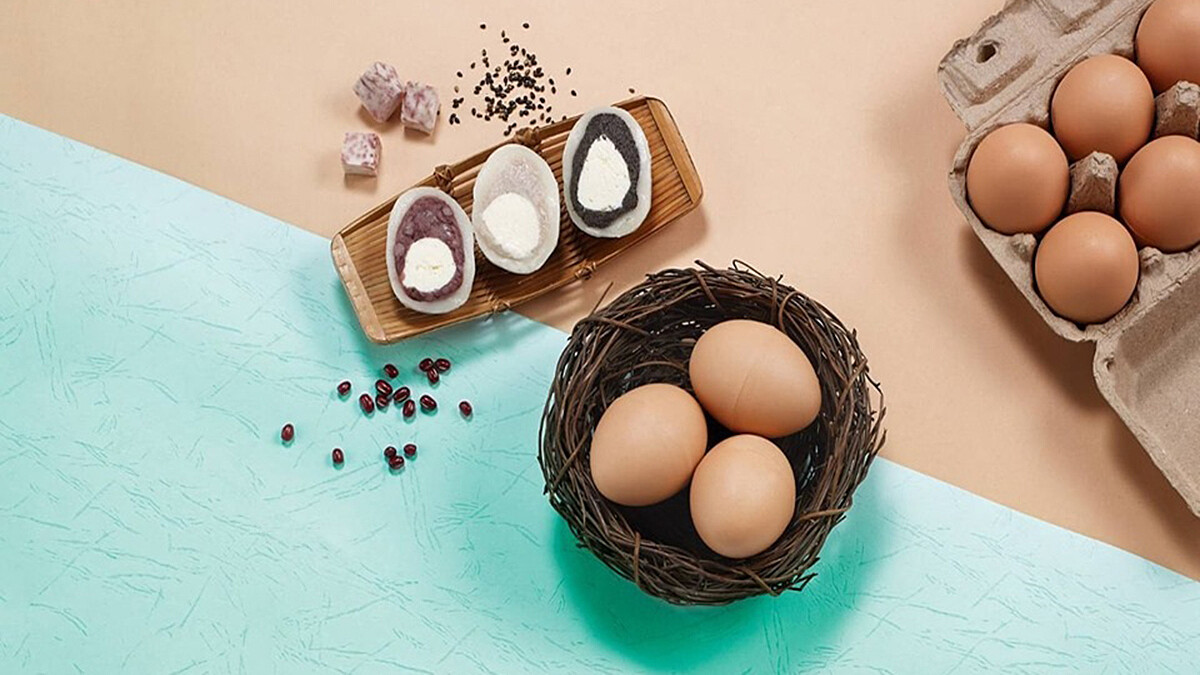 吃完還能立蛋！85℃推出「麻吉蛋粽」雞蛋型冰粽，期間限定3種口味新登場