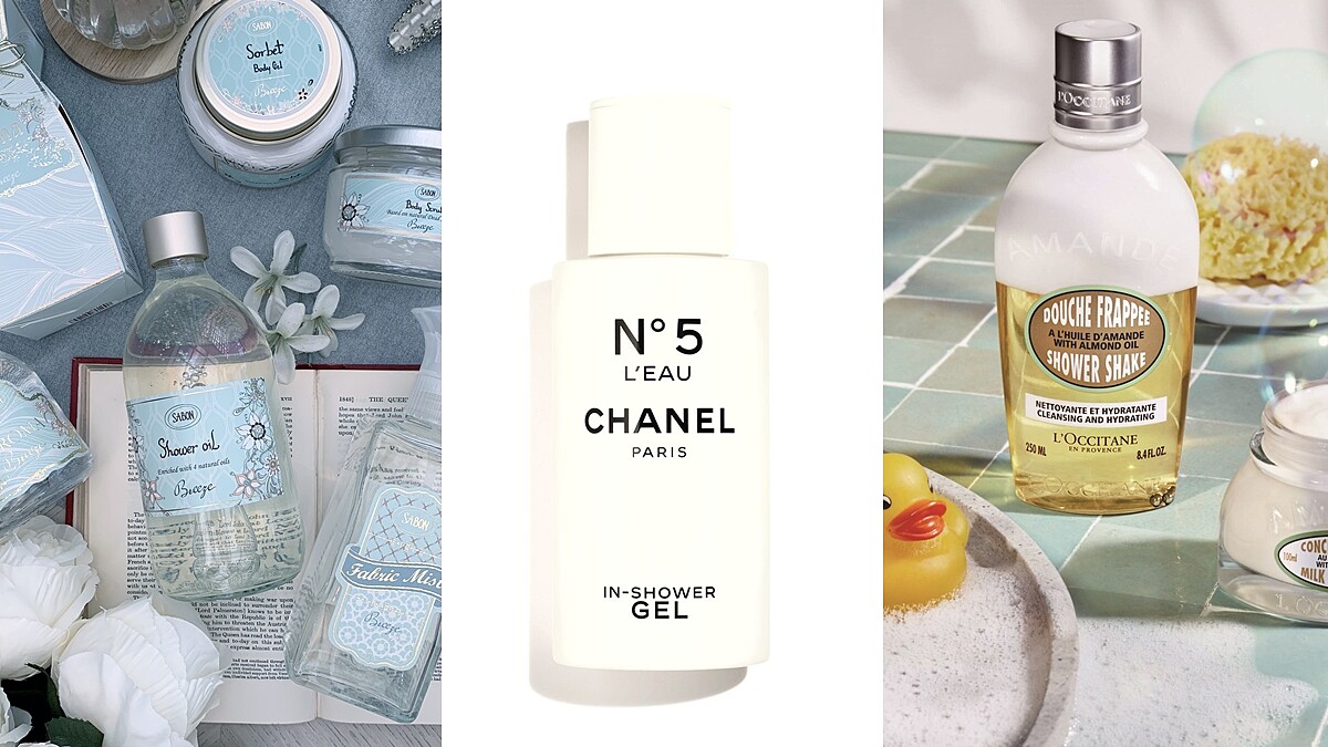 夏天就要洗香香!沐浴乳特蒐推薦:香奈兒清新晨露香水沐浴露、Sabon亞洲限定的微風輕拂、歐舒丹奶昔沐浴乳