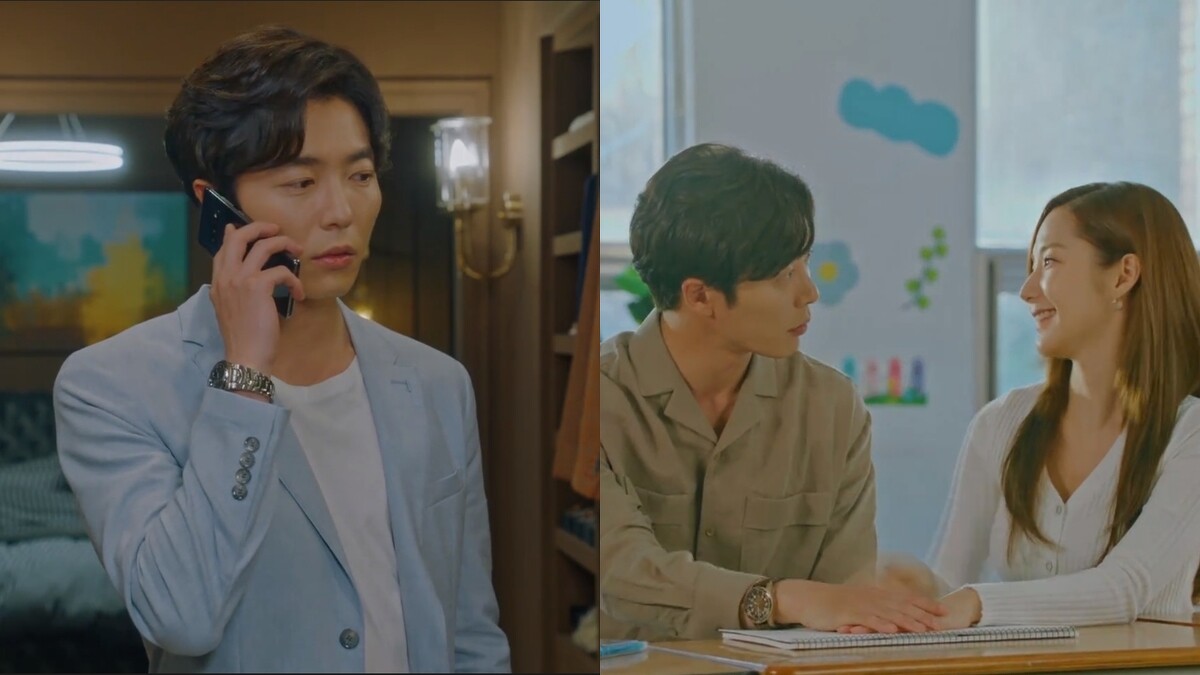 韓劇《她的私生活》13集-男主角金材昱配戴TAG Heuer 腕錶 (圖片來源-愛奇藝)