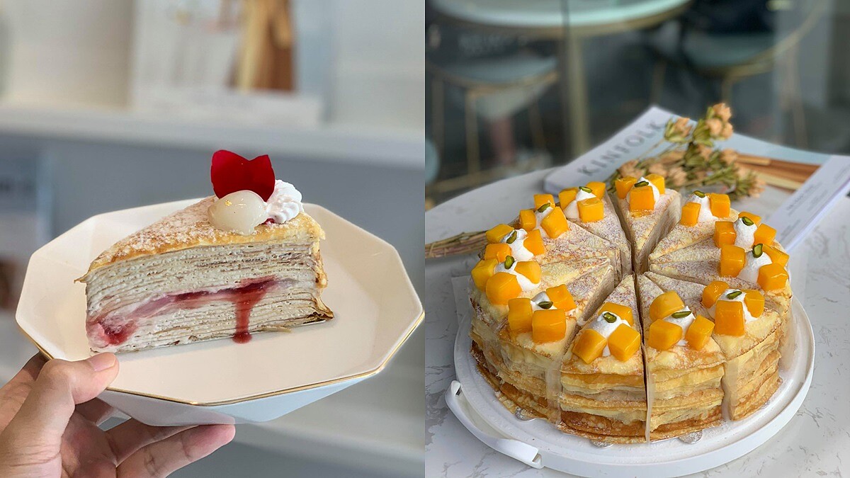 初夏消暑感新口味來了！時飴Approprié推出期間限定玫瑰荔枝覆盆子、愛文芒果千層蛋糕