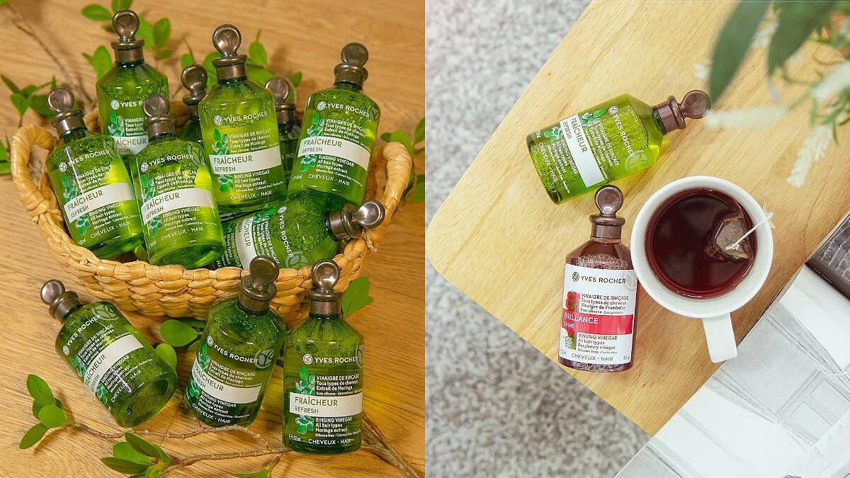 康是美默默狂賣！法國Yves Rocher又推全新辣木籽淨化髮醋 徹底清潔頭皮 消除夏日尷尬頭油味！