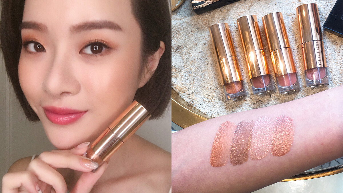 一抹就是細緻的玫瑰金色沙灘時髦光澤！Bobbi Brown超輕盈液體眼影 服貼不掉色 留住美好夏日時光！