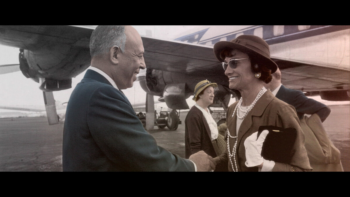 Chanel 女士在30年代前往美國的資料圖片。