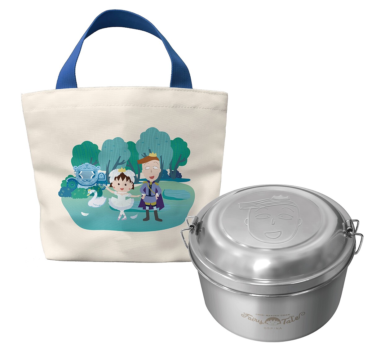 限量不鏽鋼便當盒提袋組 ( 天鵝湖款 )