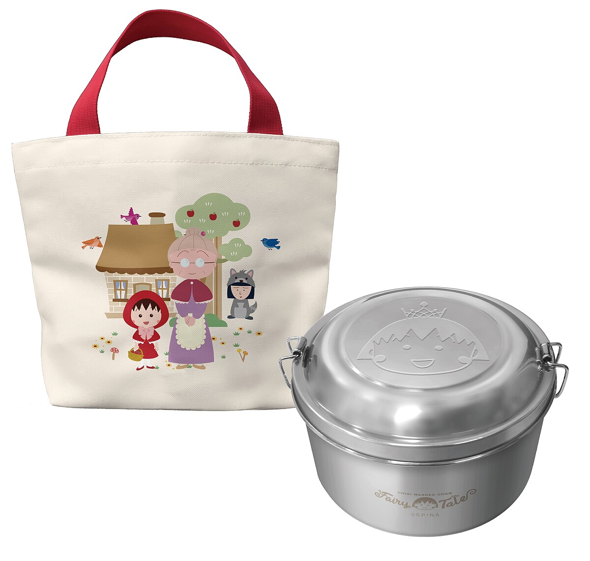 限量不鏽鋼便當盒提袋組 (小紅帽款)