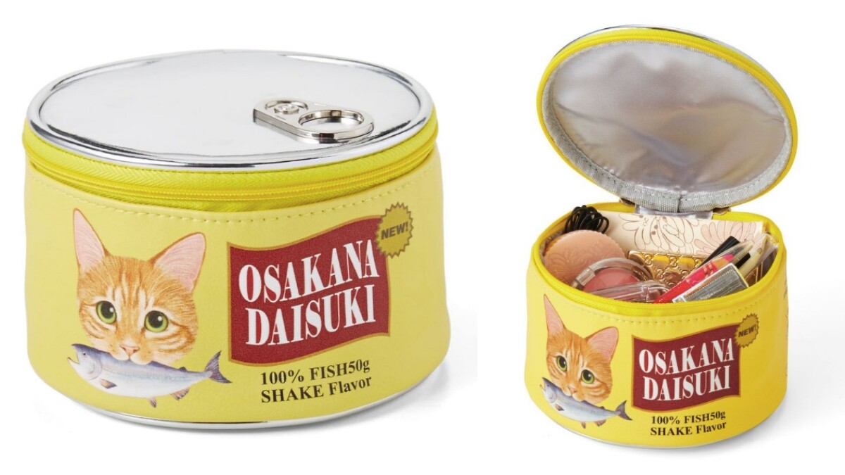 貓咪罐頭化妝包，961元。